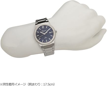 Amazon | [フェラガモ]時計 クォーツ ブルー メンズ FERRAGAMO
